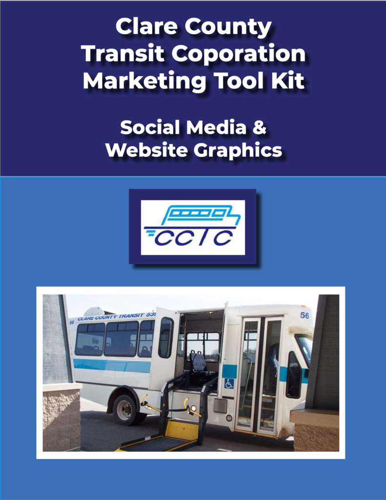 Clare County Transit Corporation Marketing Kit Cover for Social Media & Website Graphics
