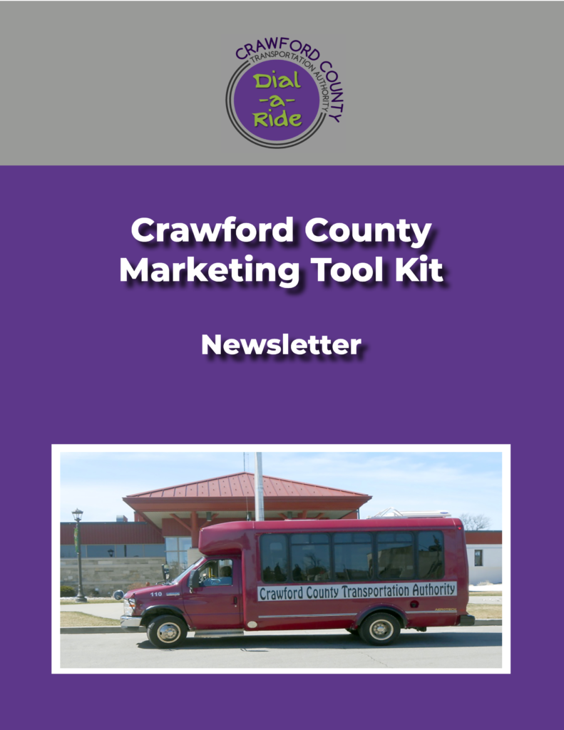 Crawford County Marketing Kit Cover for Newsletter