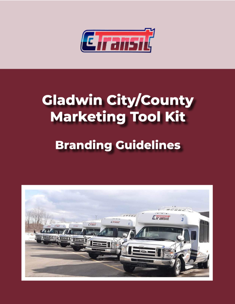 Gladwin City/County Marketing Kit Cover for Branding Guidelines