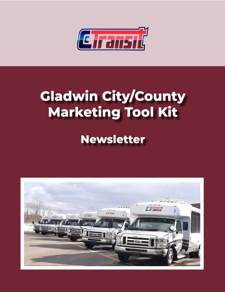 Gladwin City/County Marketing Kit Cover for Newsletter