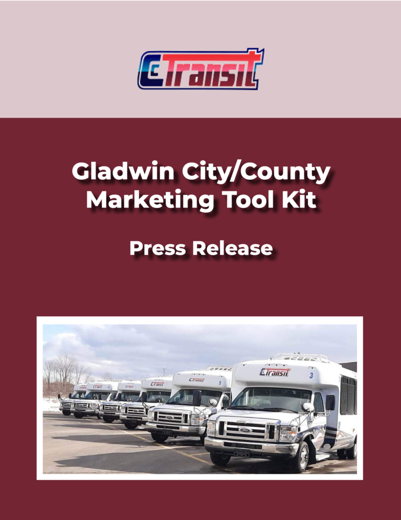 Gladwin City/County Marketing Kit Cover for Press Release
