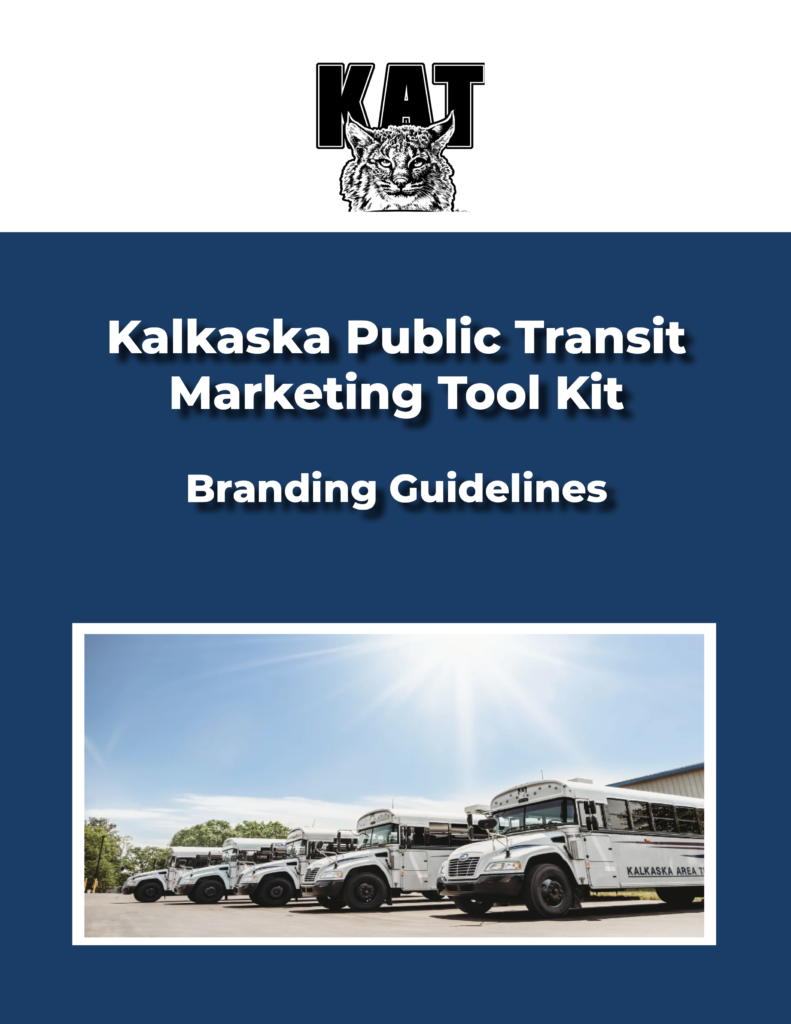 Kalkaska Transit Authority Marketing Kit Cover for Branding Guidelines