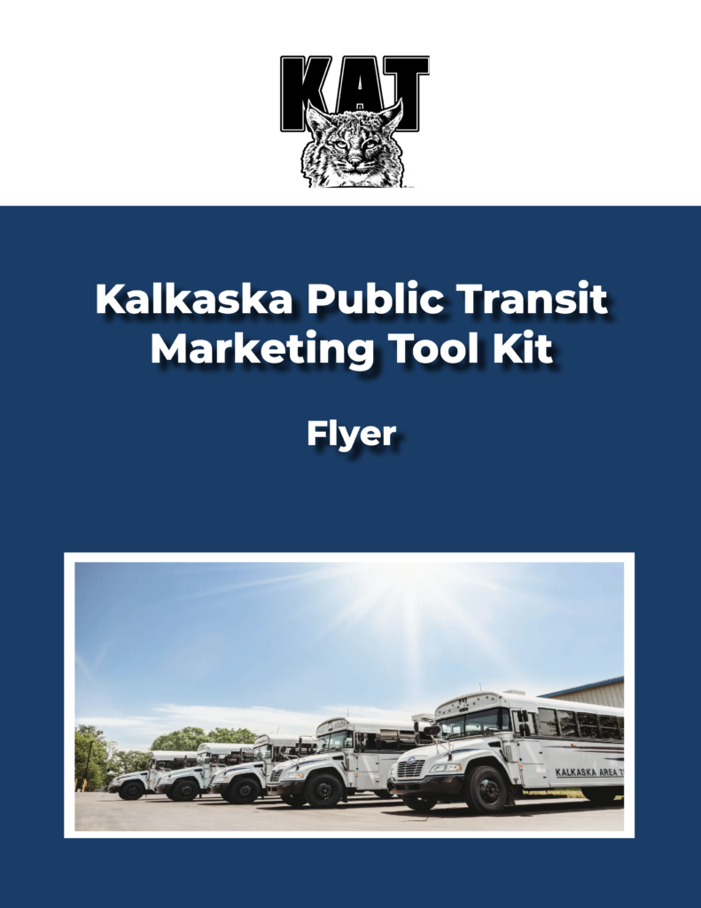 Kalkaska Transit Authority Marketing Kit Cover for Flyer