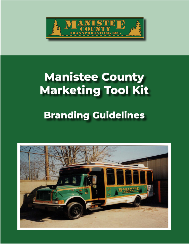 Manistee County Marketing Tool Kit Cover for Branding Guidelines