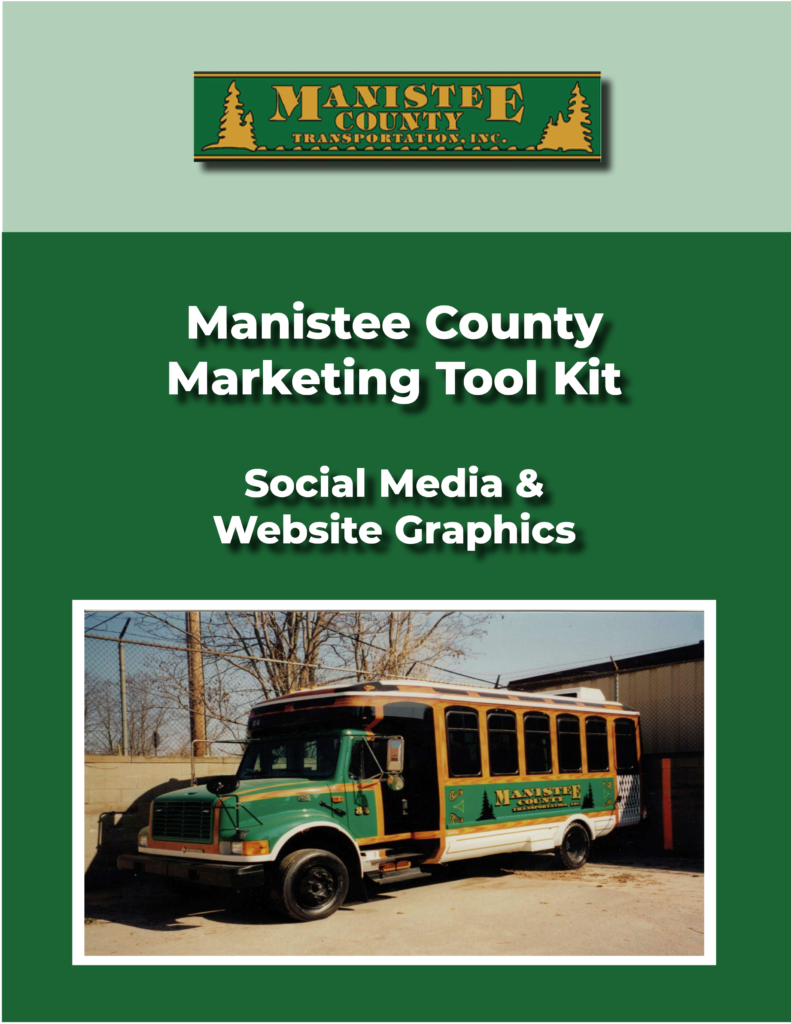 Manistee County Marketing Tool Kit Cover for Social Media & Website Graphics
