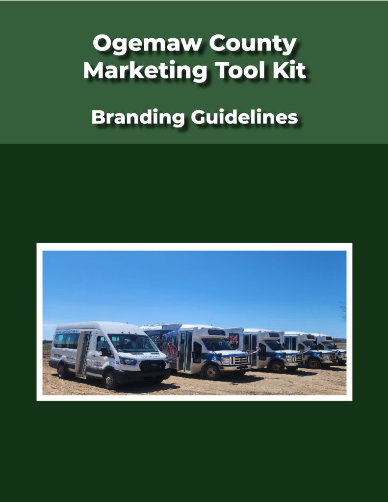 Ogemaw County Marketing Tool Kit Cover for Branding Guidelines