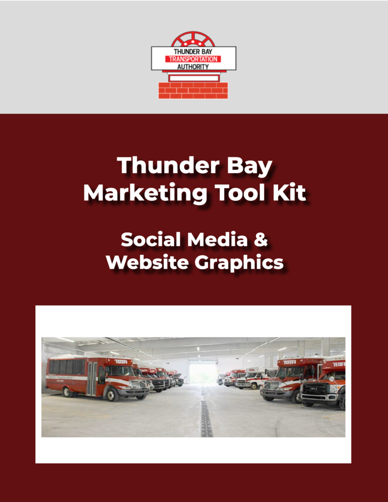 Thunder Bay Transit Authority Marketing Kit Cover for Social Media & Website Graphics